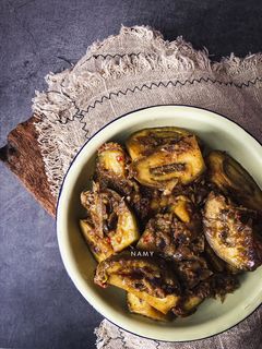 Gambar Terung bulat masak taucu