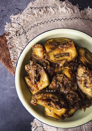 Gambar Terung bulat masak taucu