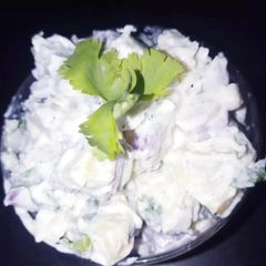 A picture of Cold potatoes salad.