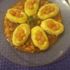 مرقة الزبيب بقوارب الدجاج 😋😍-レシピのメイン写真