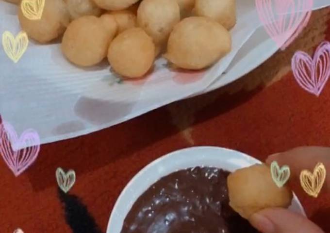 Resep Donat mini cocol Anti Gagal