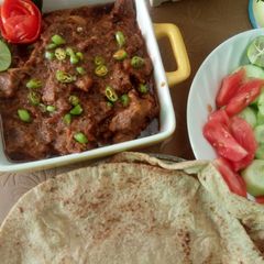 A picture of Achaar Gosht.