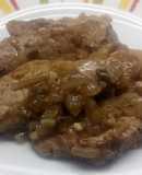 Solomillo de cerdo a la mostaza