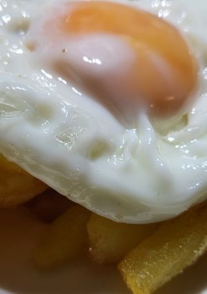 Una foto de Huevo frito