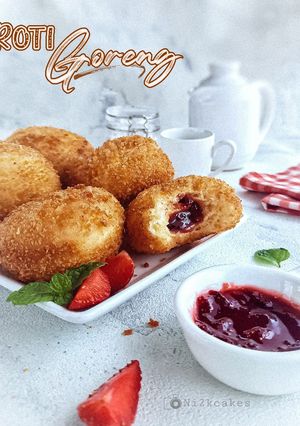 Foto resep Roti Goreng Strawberry