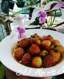 Trứng cút rim nước mắm