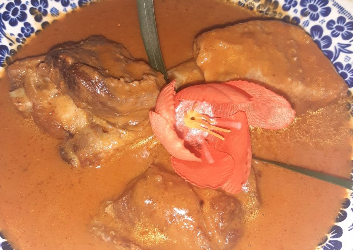Costillas de cerdo en pipián. 🐷