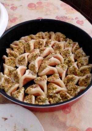 صورة لوصفة قطايف بقشطه على طريقه لولو