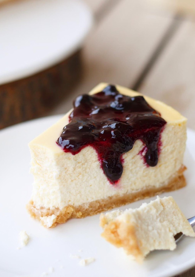 Una foto de New York cheesecake "de cero a héroe" 🦸