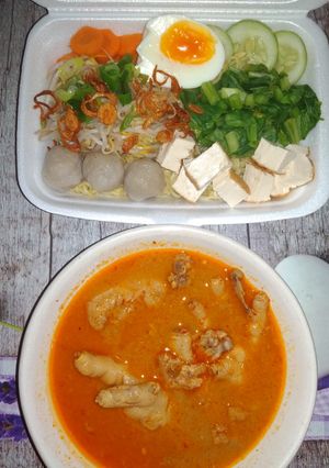 Foto resep Mie kari ayam