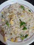 Three colour- egg fried rice