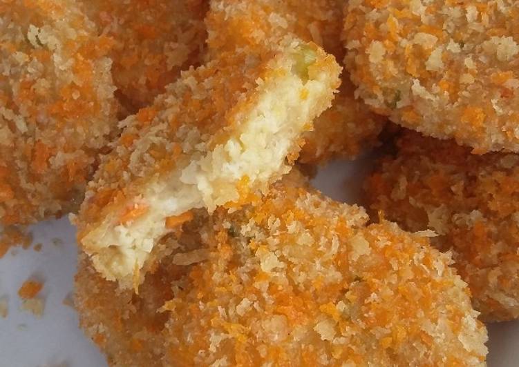 Cara Gampang Membuat Tahu nugget sayur sehat Anti Gagal