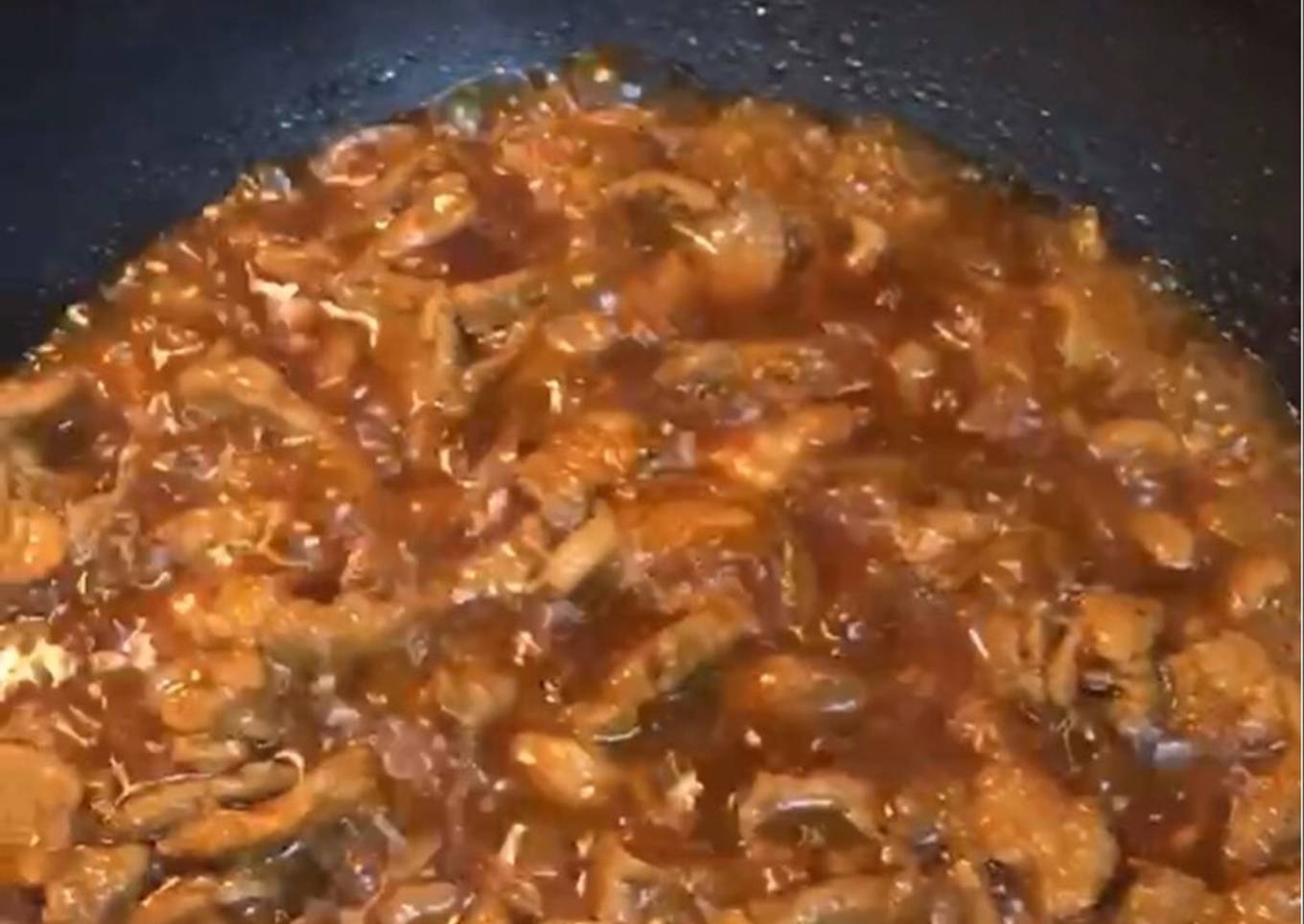 Daging kecap simple
