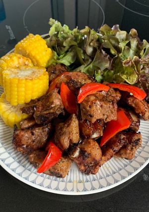 รูปของ กระดูกหมู BBQ (หม้อทอดไร้น้ำมัน)
