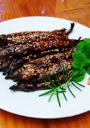 香烤柳葉魚 的食譜成品照片