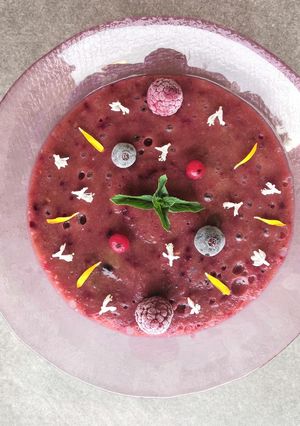 Une photo de Smoothie fleuri 🌼