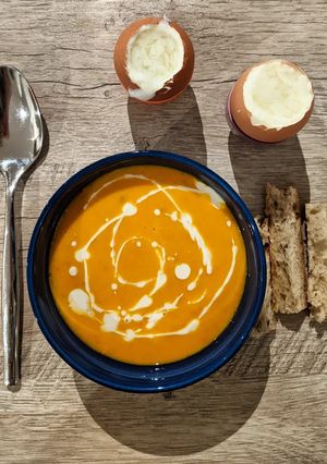 Une photo de Velouté de potimarron