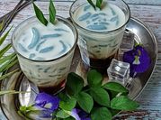 Gambar cendol bunga telang