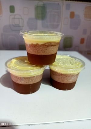 Foto resep Puding Busa Coklat Fla