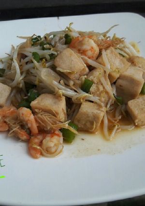 Foto resep Tumis tahu tauge udang cabe ijo