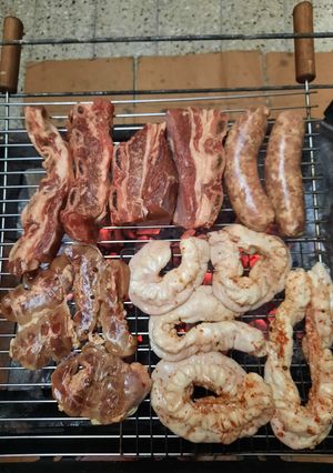 Una foto de Asado