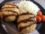 Una foto de croqueta de soya