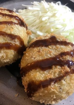 Una foto de Korokke ~Croquetas de Papa Estilo Japonés~