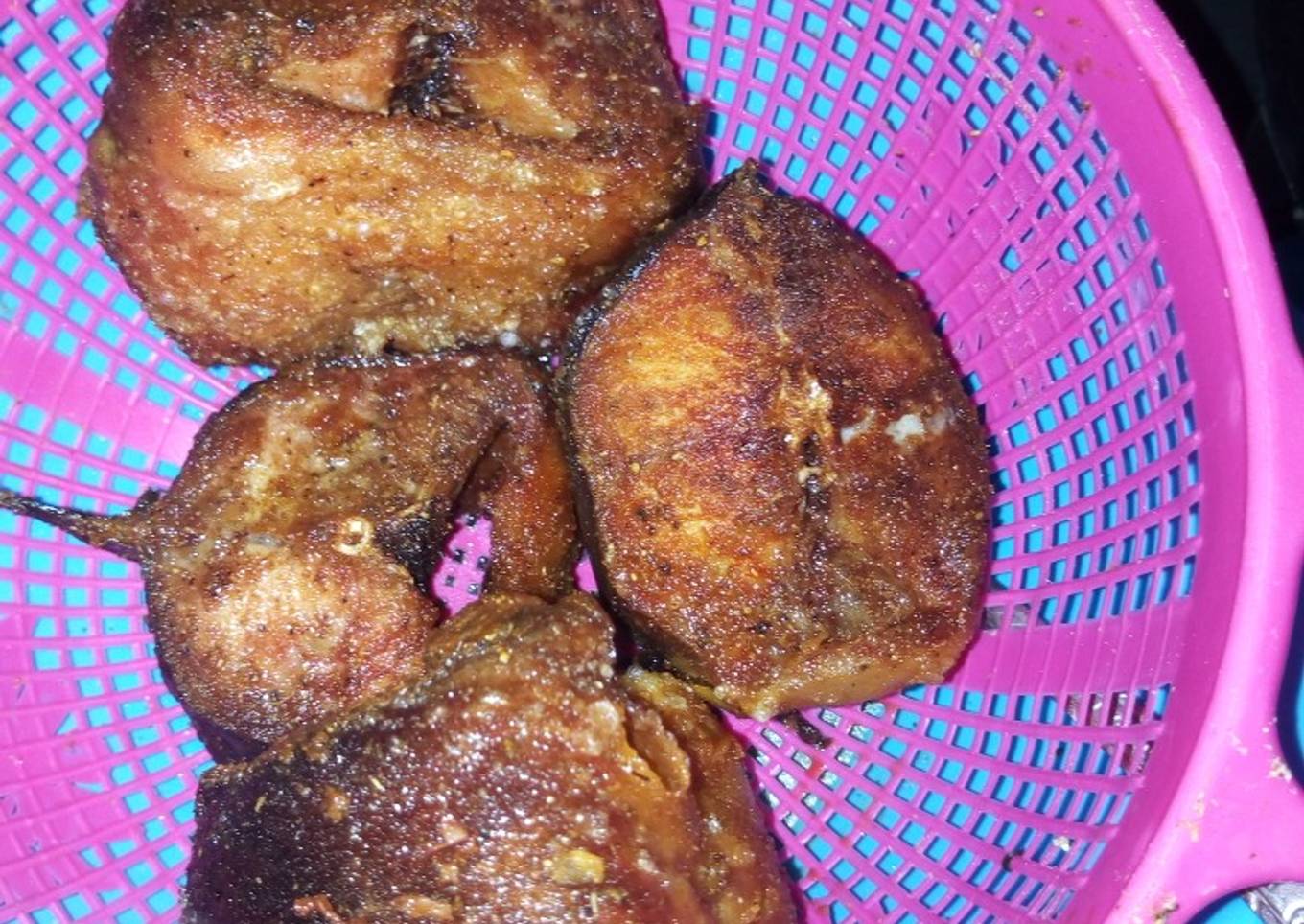 Spiced fried fish