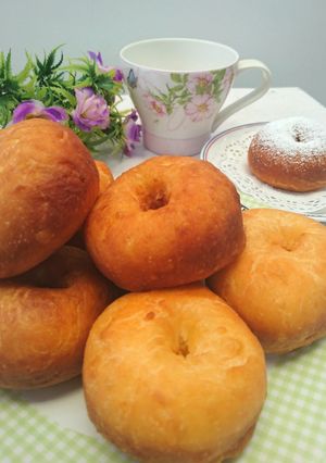 Foto resep Donat tape empuk banget
