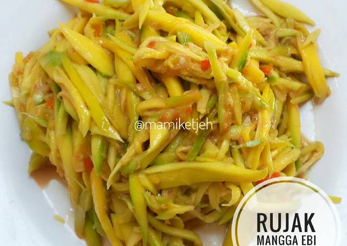 Resep Rujak Mangga Ebi Oleh Mamiliciouse Cookpad