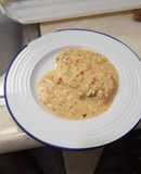 Pechugas de pollo con crema de vegetales