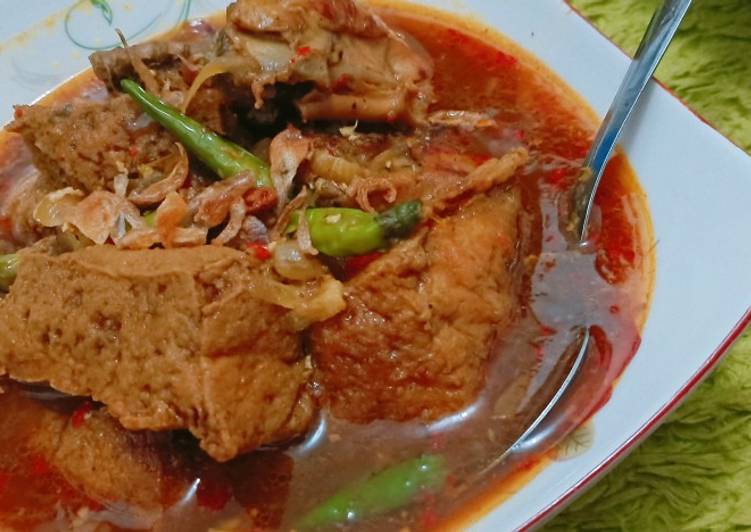 Semur tahu / tahu coklat / tahu goreng
