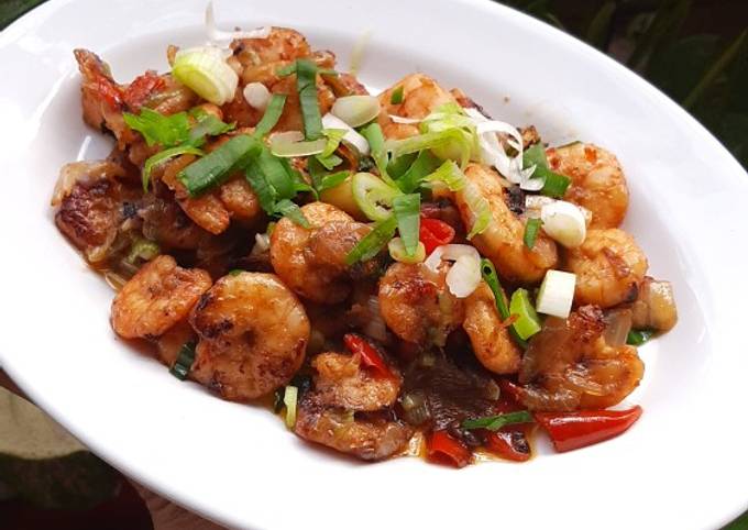 Cara bikin Udang Saos Mentega Cara bikin Udang Saos Mentega