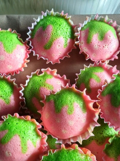 Foto resep Bolu kukus karakter 🍓