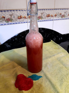 Una foto de Zumo de sandía con Aloe Vera