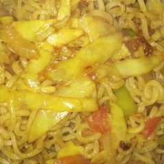 Vegetables desi masala noodles🍜 A picture of Vegetables desi masala noodles🍜.
