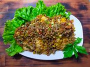 Gambar telur daging kecap