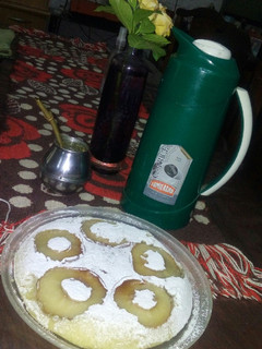 Una foto de Torta de manzana a la sartén