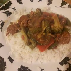 Sausage stew A picture of Sausage stew.