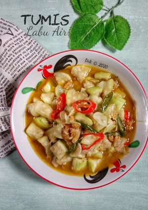 Foto resep Tumis Labu Air Bumbu Ebi