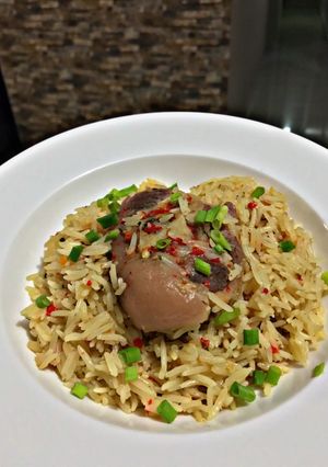 A picture of Pork stock Rice.