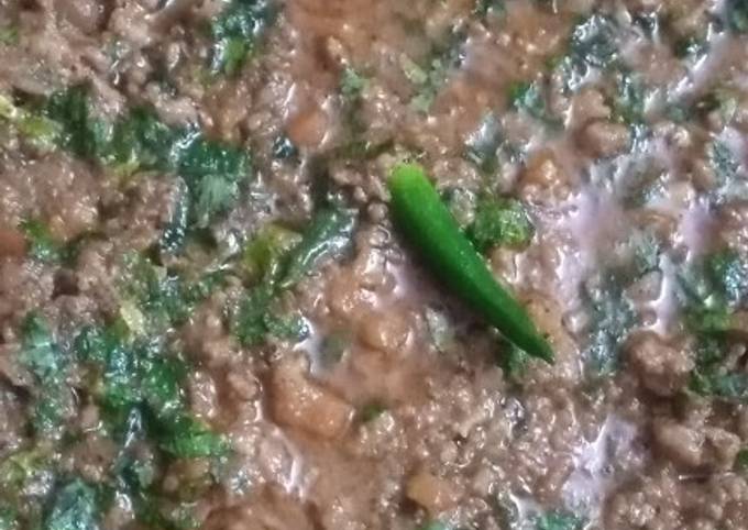 Restaurant Style Keema Karahi