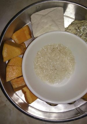 Foto resep MPASI 8M+ bubur labu kuning