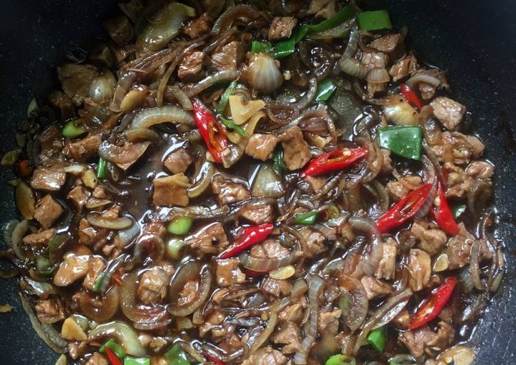 Beef Blackpaper sederhana