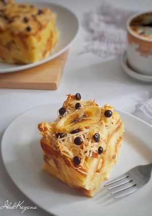 Foto resep 976. Puding Panggang Kulit Roti Tawar