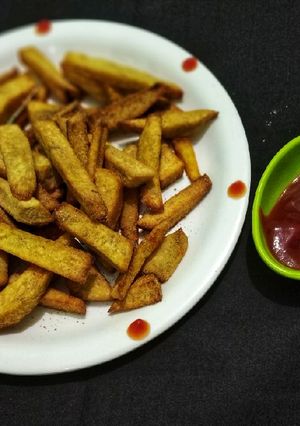 A picture of Yam Fries.