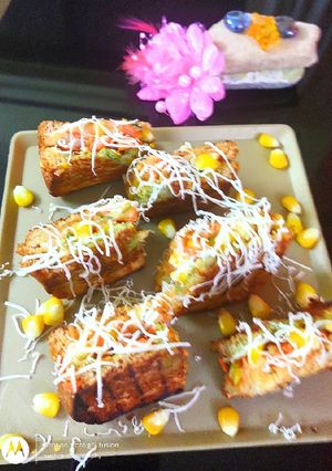 A picture of Corn Cheese Sandwich.
