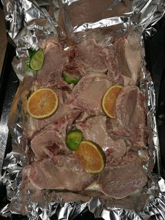 Una foto de Cerdo+limón+sal