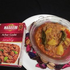 Acchari Qeema Aloo😃😃 A picture of Acchari Qeema Aloo😃😃.