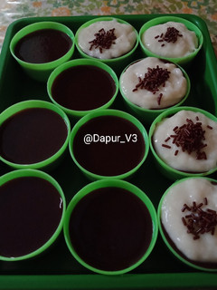Foto resep Puding coklat vla keju